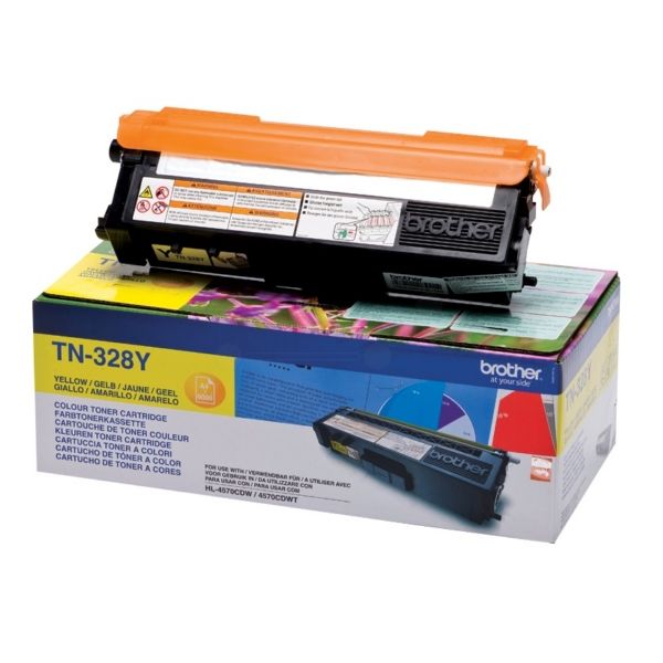 Brother TN-328Y Original Toner gelb