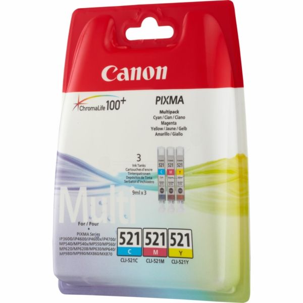 Canon 2934B010 Druckerpatrone MultiPack C,M,Y