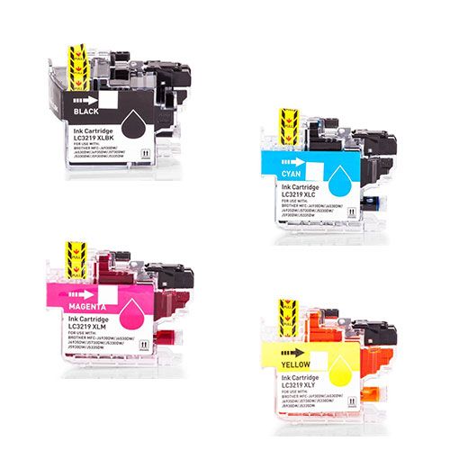 Alternativ zu Brother LC-3219XLVALDR Druckerpatrone MultiPack Bk,C,M,Y