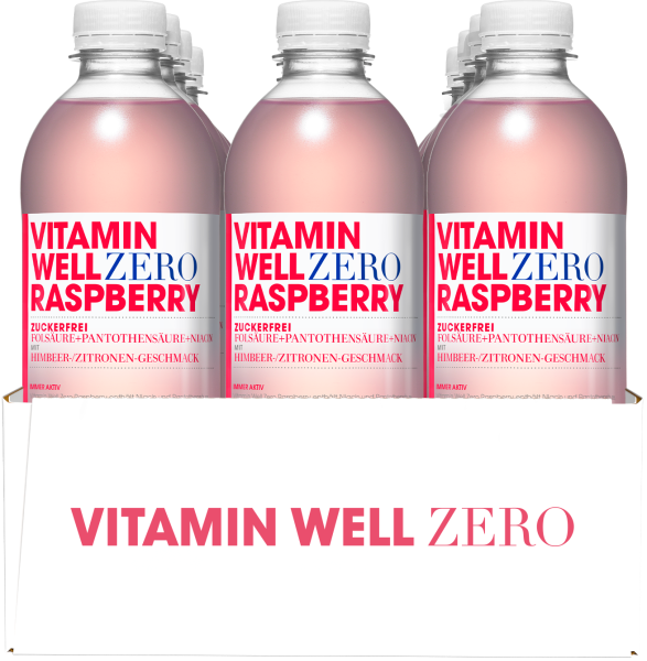 Vitamin Well (12x500ml) Zero Lemon 