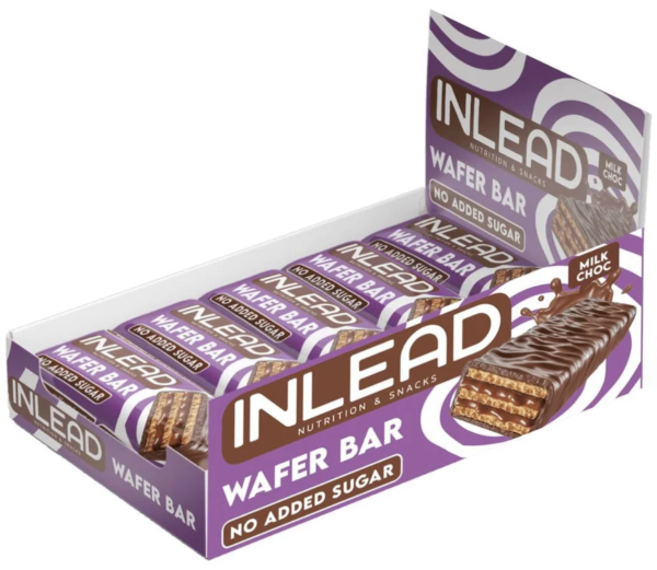 Wafer Bar (15x45g), Inlead Nutrition Dark Chocolate (Vegan)