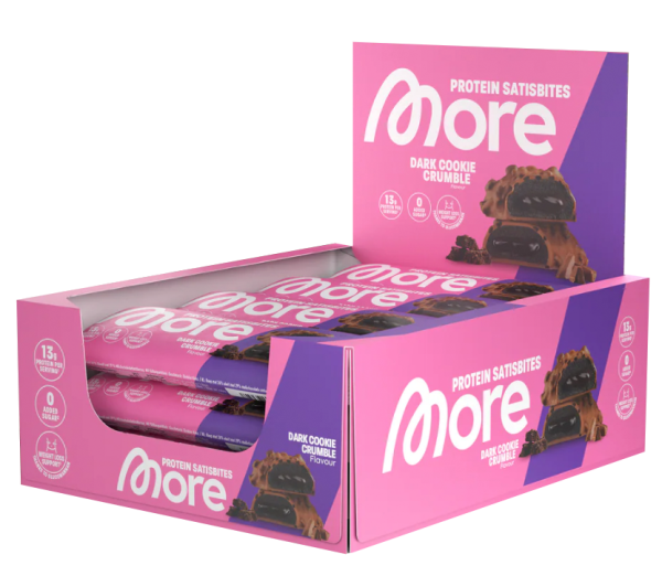 Protein Satisbites (12x50g) - MHD 20.11.25, More Nutrition