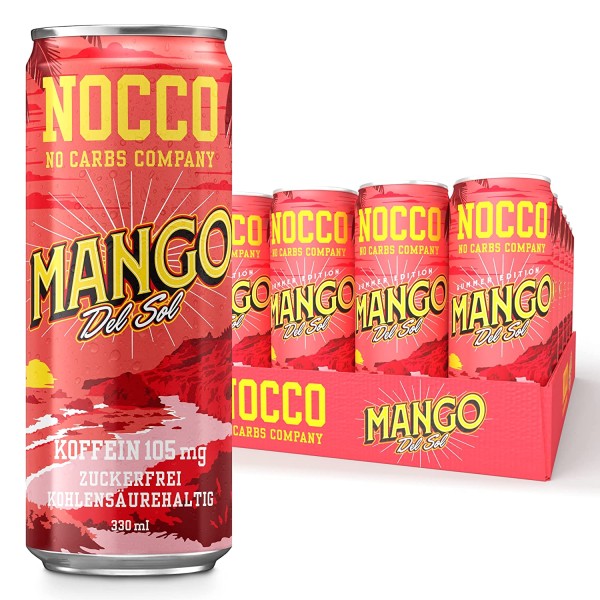 Nocco Tray (24x330ml) exkl. Pfand Mango del Sol