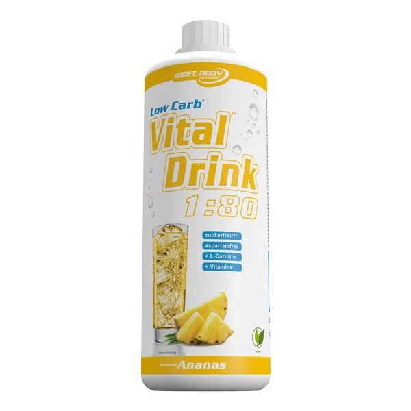 Low Carb Vital Drink (1000ml), BestBody