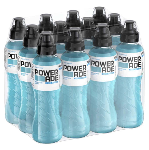Powerade Zero (12x500ml) Mountain Blast