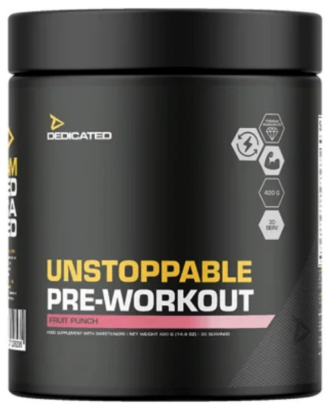 Dedicated Unstoppable (420g), Dedicated Nutrition Fruit Punch