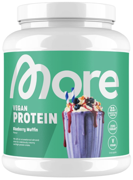 Total Protein Vegan (600g), More Nutrition Blueberry Muffin MHD 30....
