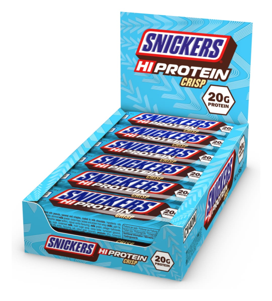 Snickers Crisp Hi Protein Box (12x55g)