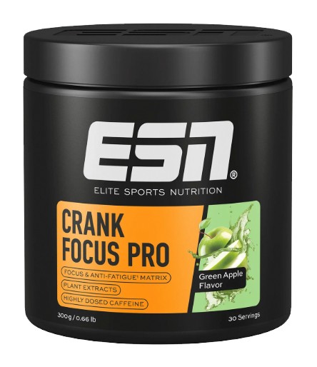 Crank Focus Pro (300g), ESN Green Apple MHD 31.03.26