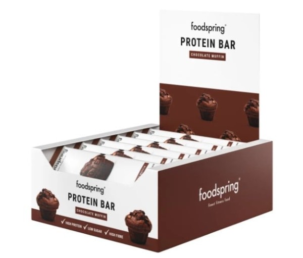 Protein Bar Chocolate Muffin (12x60g), Foodspring
