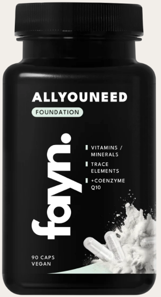 Allyouneed (90 Caps), fayn.