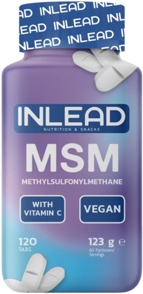 MSM + Vitamin C (120 Caps), Inlead Nutrition