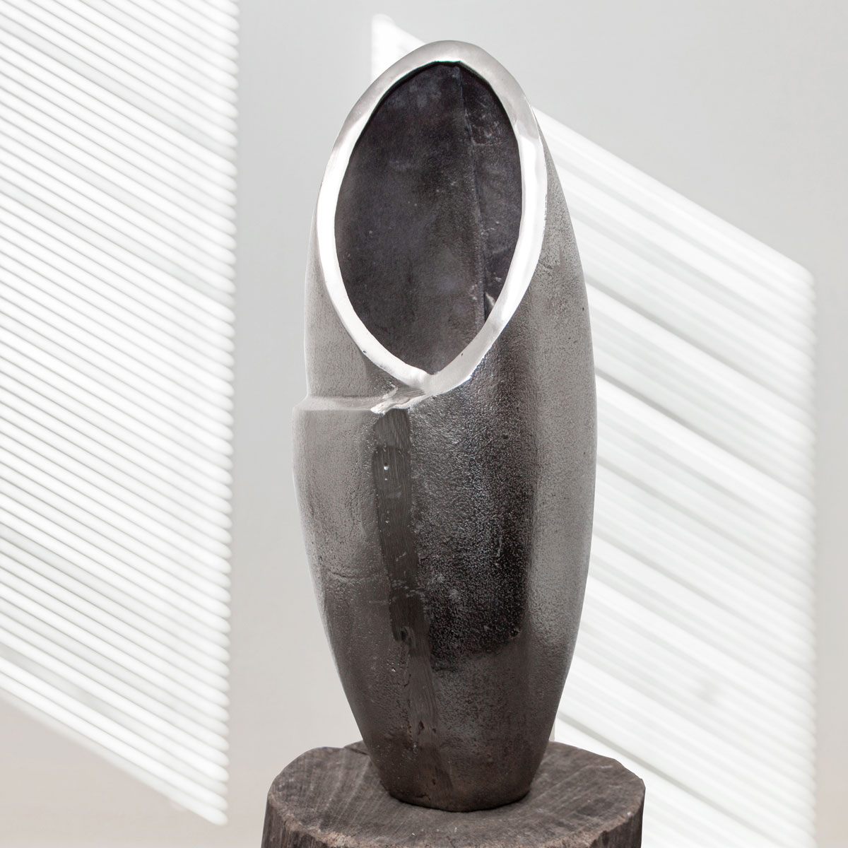 Aluminium Vase, Groß, Amphore, Vase, Dekoration