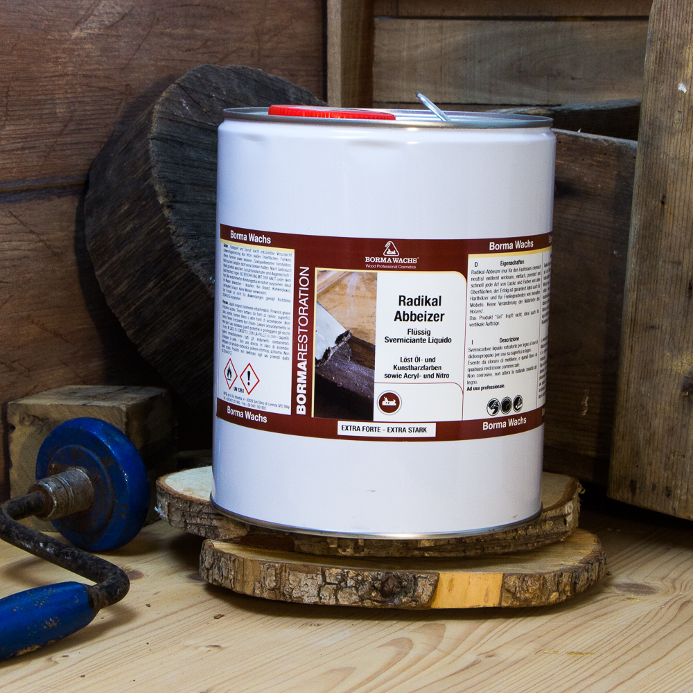 Abbeizer extra stark entfernt Öl Harze Farben - Flüssig - 4l