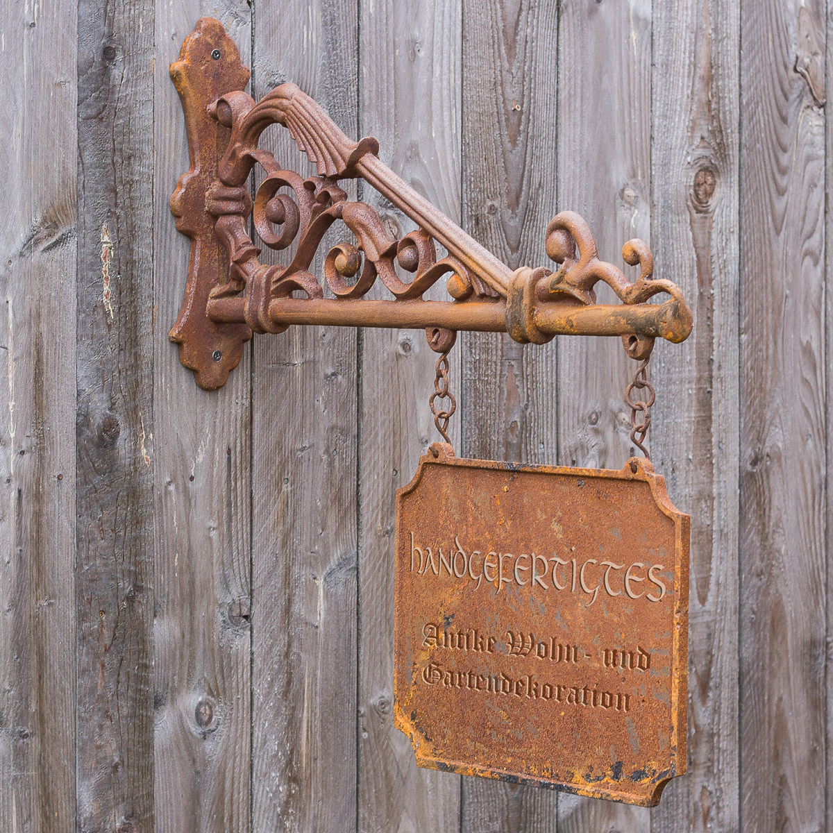 Ladenschild, Ausleger Geschäft, Werbeschild für Altstadt Nostalgie Schild Kette