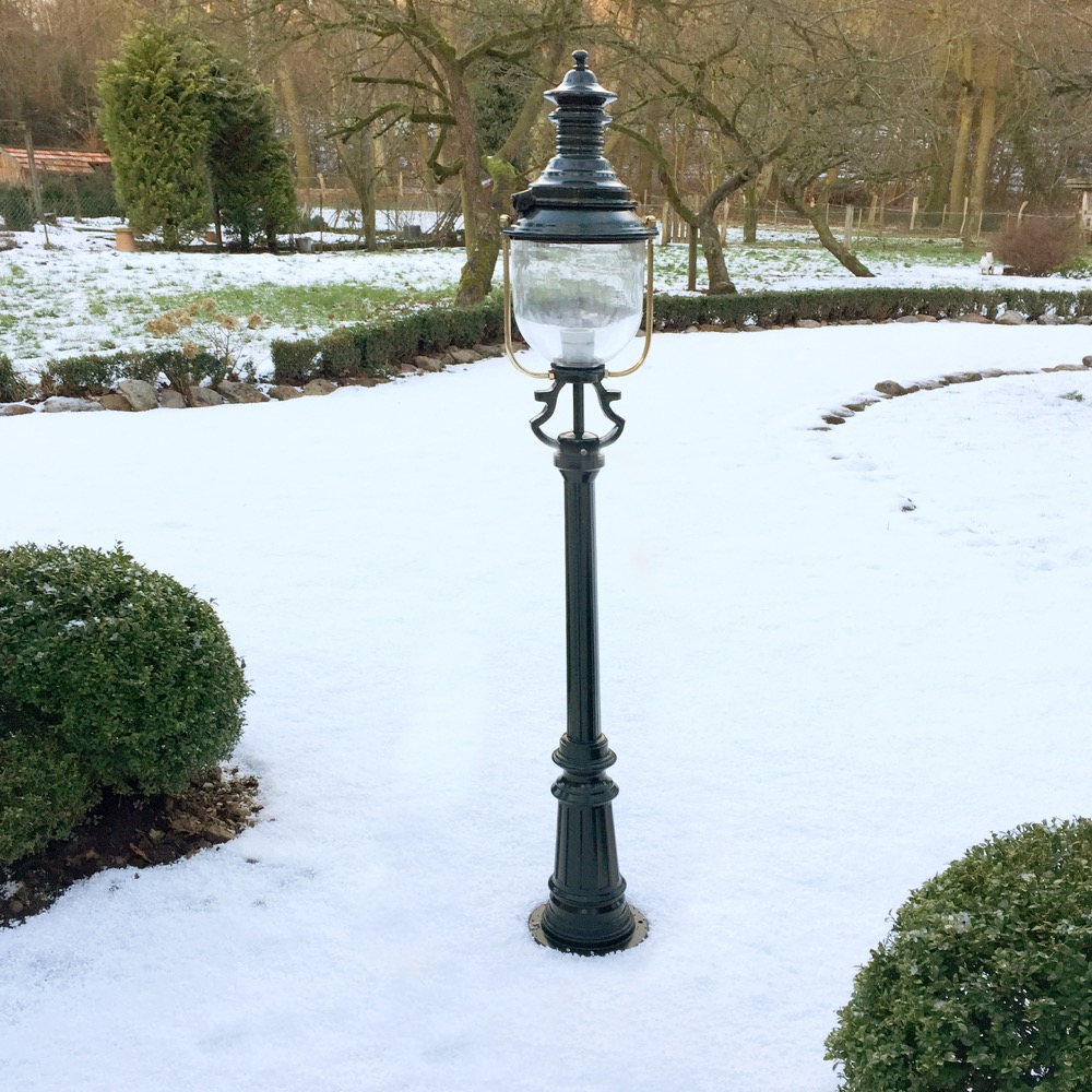 Mediterrane Gartenleuchte Parklampe Aussenleuchte Stillampe Garten - H.158 cm