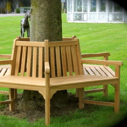 Baumbank, Rundbank für den Baum, Gartenmöbel mit 6 Sitzflächen