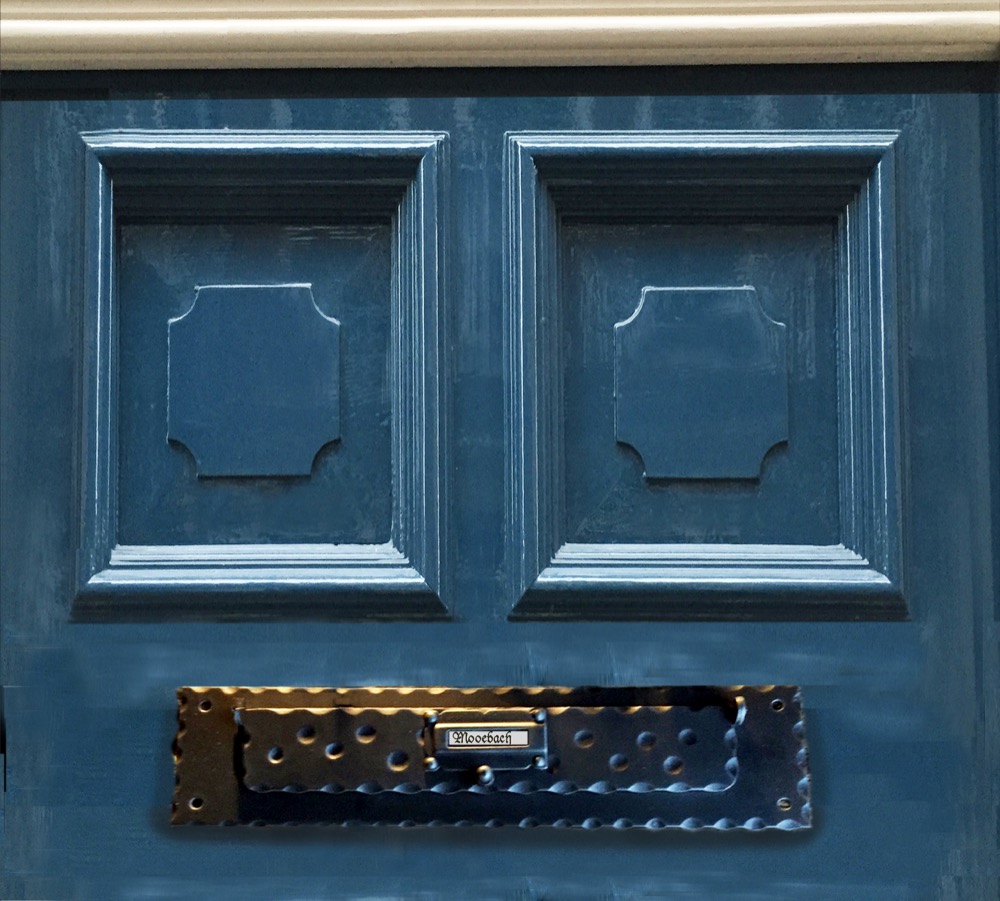 Briefschlitz Antik-Schmiedeeisen Posteinwurf Briefkasten mit Name -Antico-Milano