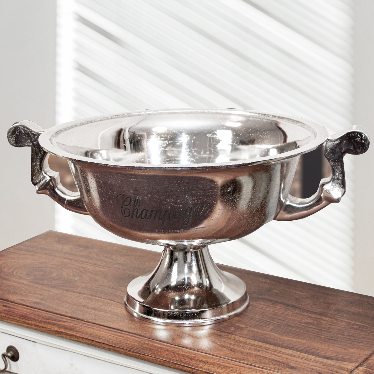 Flaschenkühler, Sektkühler, champagner, Eiseimer, Eisbehälter, Aluminium