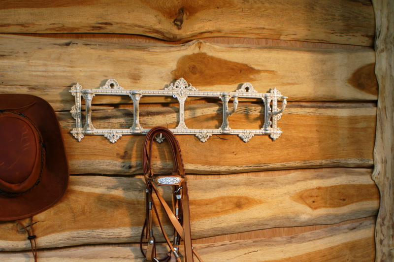 B-Ware - Garderobe Ponderosa rustikal für Kleidung im Reitstall Stricke od Handtuchhaken