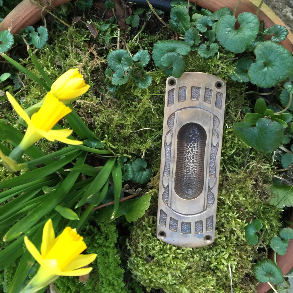 Antik Tür Beschläge Schiebetüren, Griffmulde, Einlassmulde Griffmuschel Art Deco