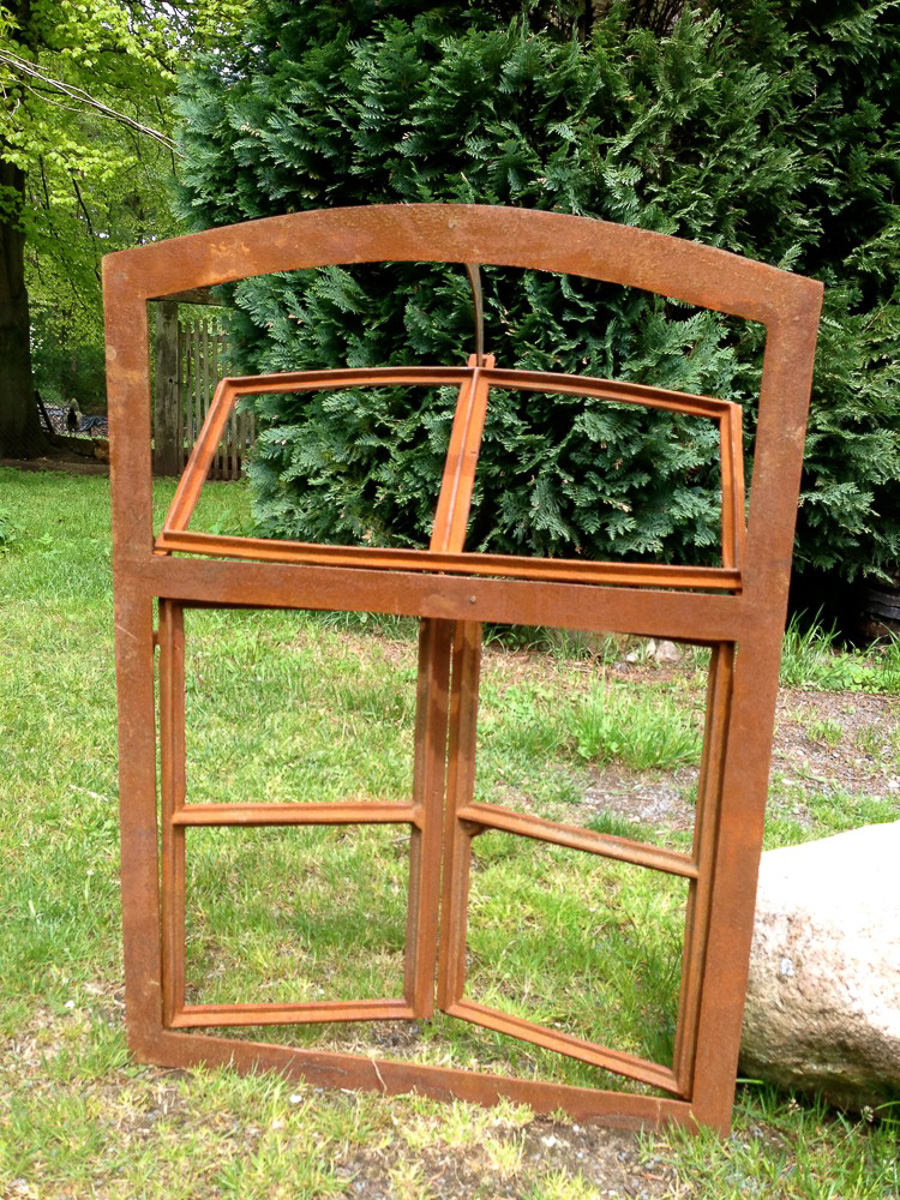 Eisenfenster- Oberlicht und Doppelflügel zu Öffnen, Stall Fenster antik-ländlich