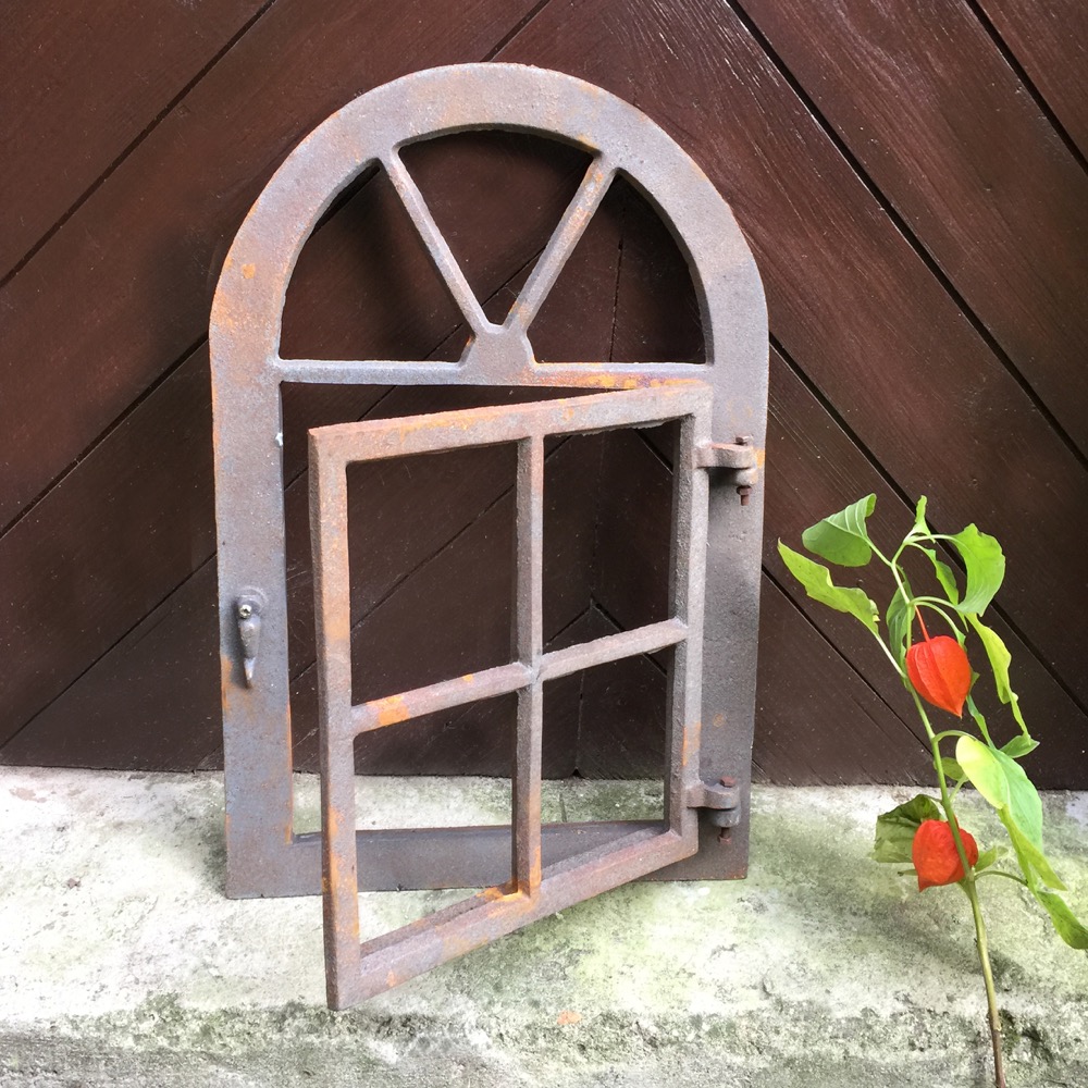 Stall Fenster antik-ländlich - Fenster zum Öffnen - Eisenfenster mit Flügel