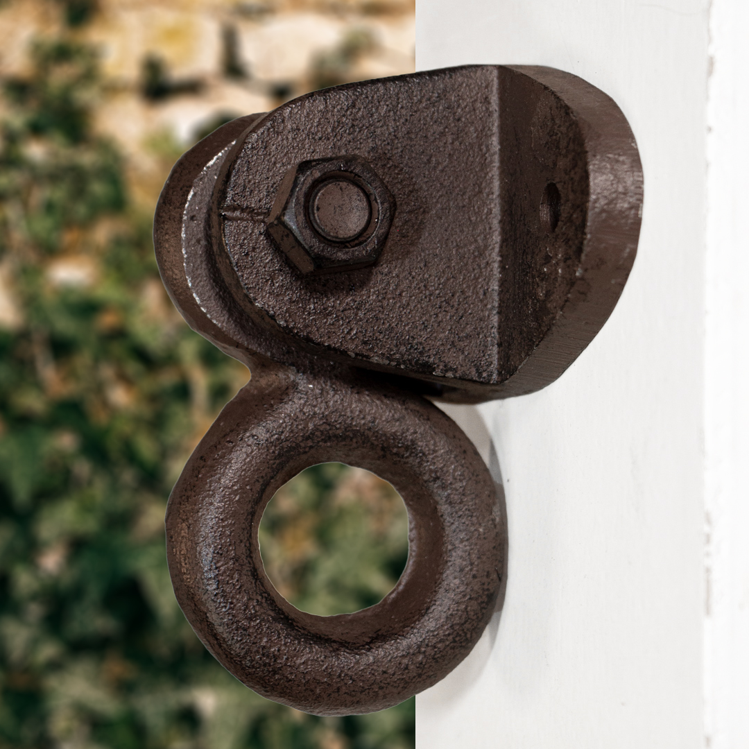 Flexibler Haken, geschlossen, Ring, Eisen, Wandhaken, Deckenhaken