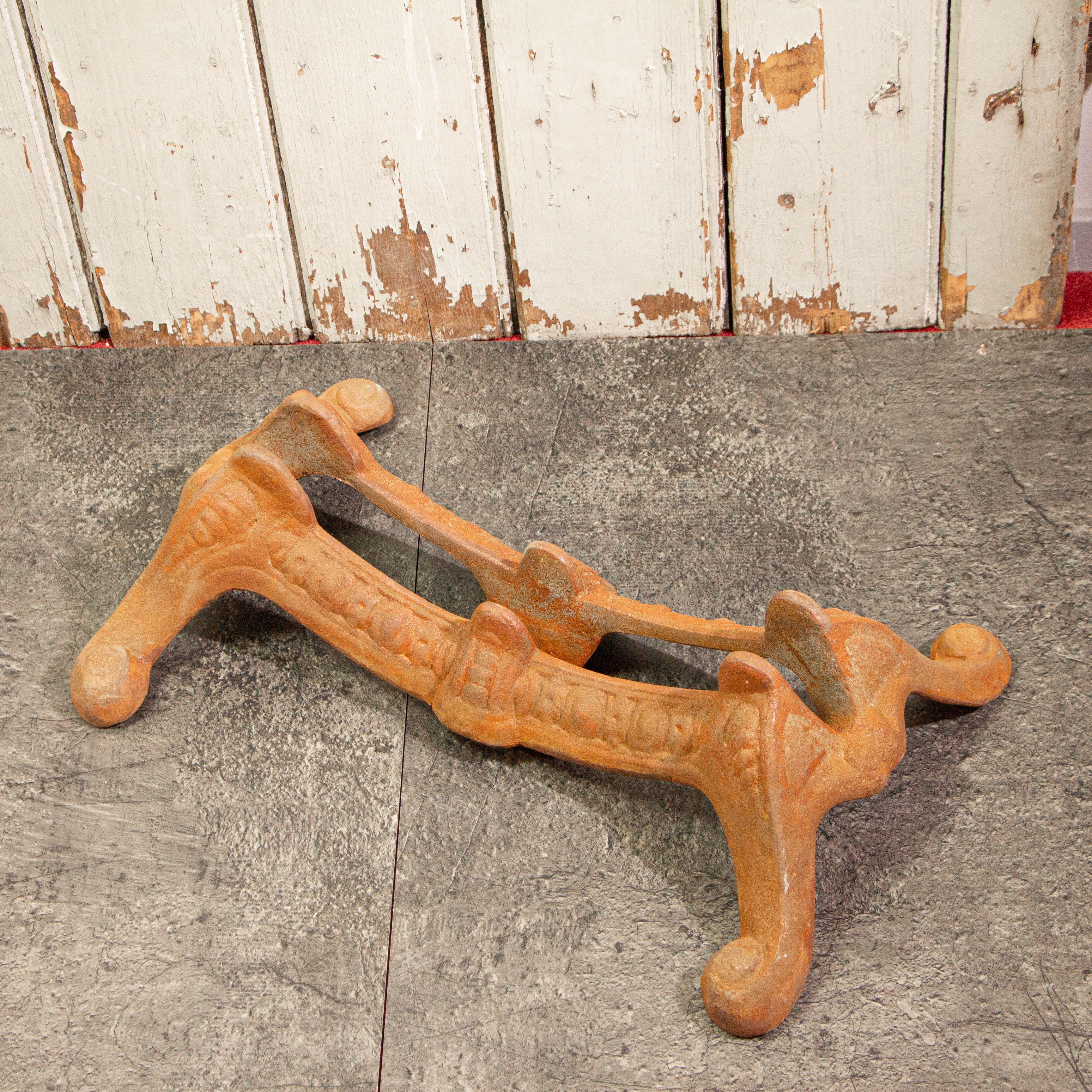 Fahrrad Ständer Jugendstil wie antik platzsparender Einzelständer Fahrradständer