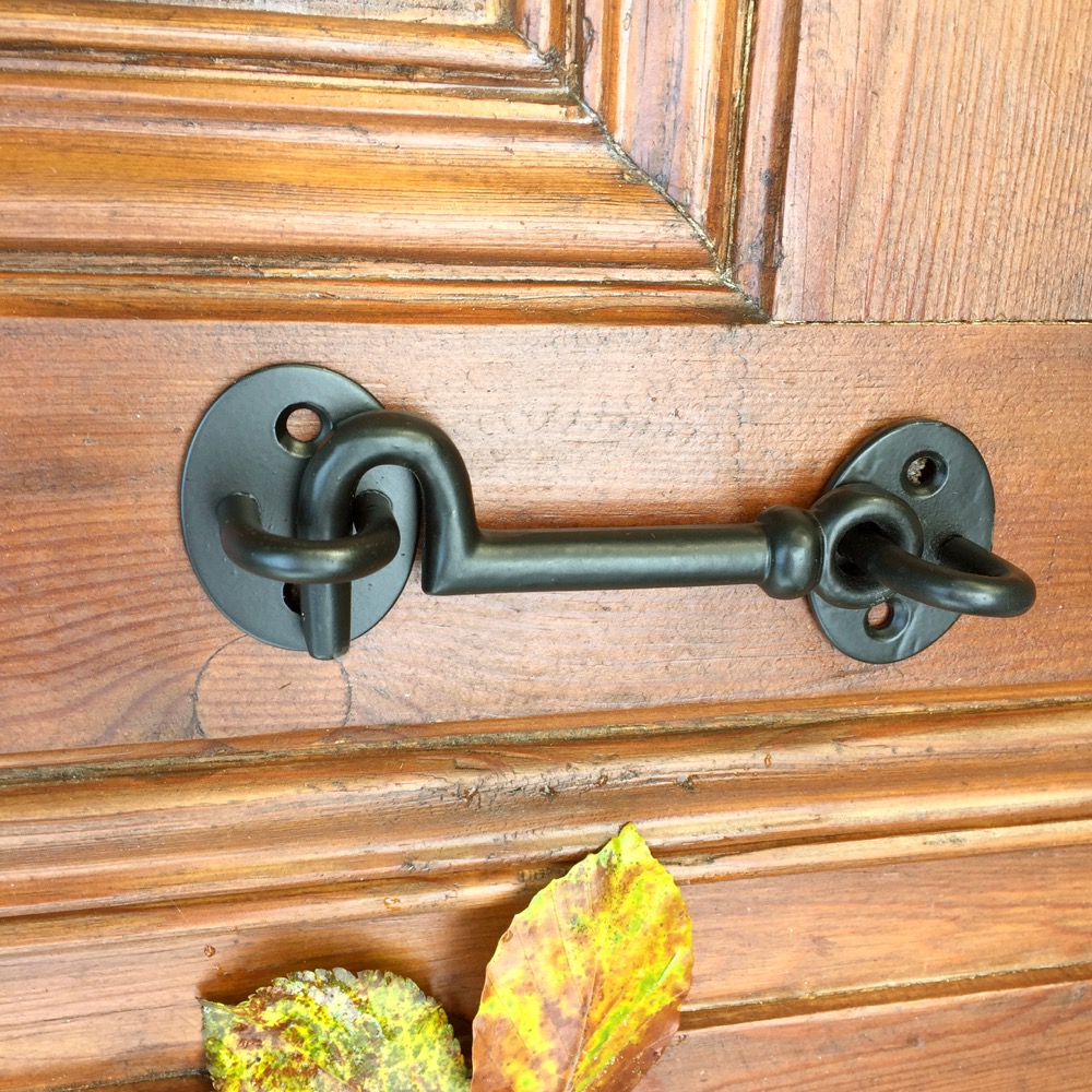 Windhaken Fenster Fallhaken Feststeller Kajütenhaken Verschluss WC Haken 10 cm