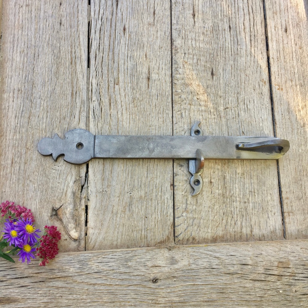 Antike Verriegelung Tür Heberiegel Gartentor Torriegel Aufnahme Riegel mit Falle