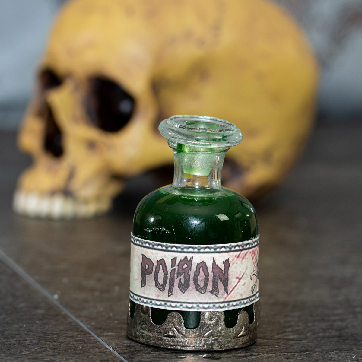 Giftflasche, Halloween Deko, Fantasy, Klein