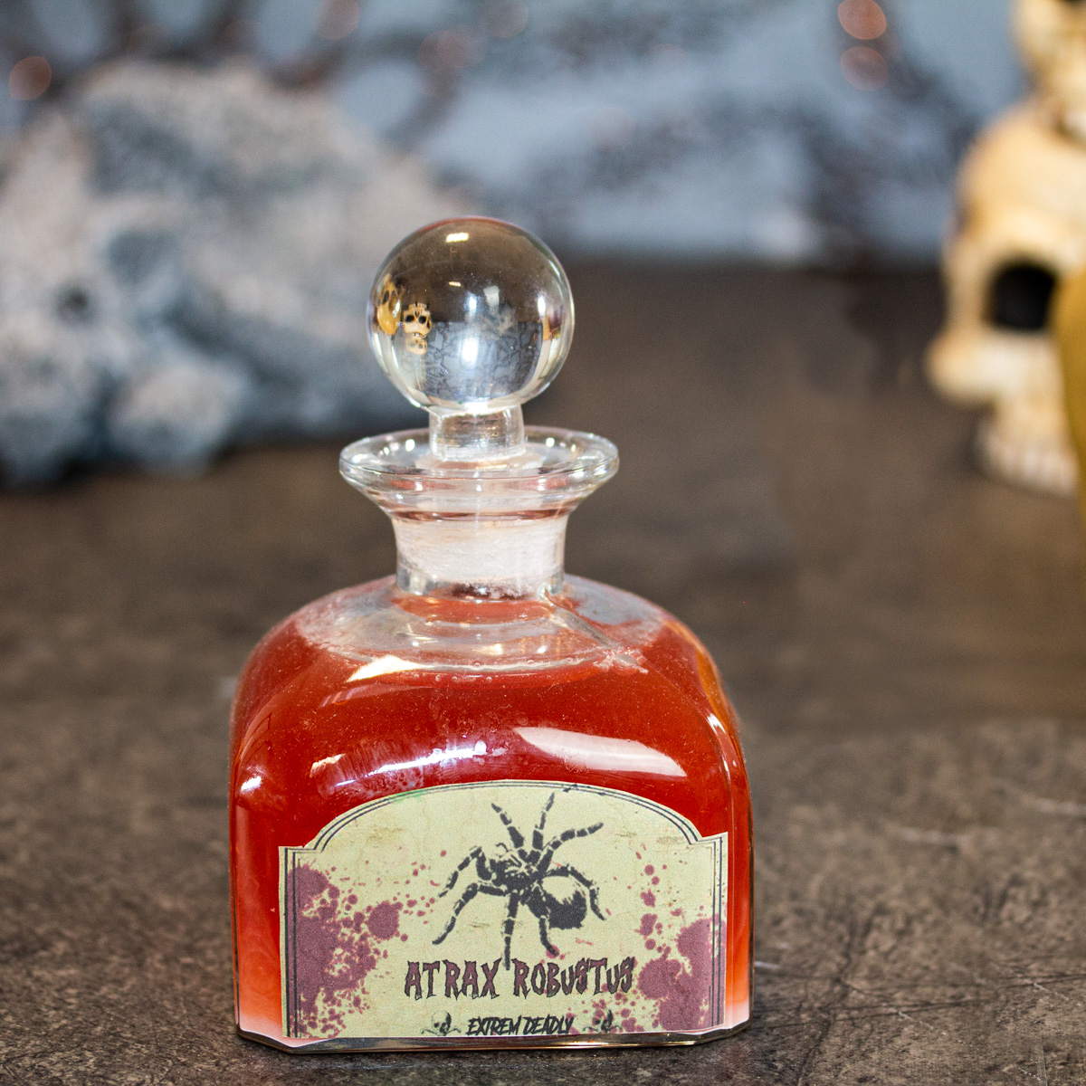 'Spinnengift' Fläschchen, Halloween Deko, Fantasy, klein