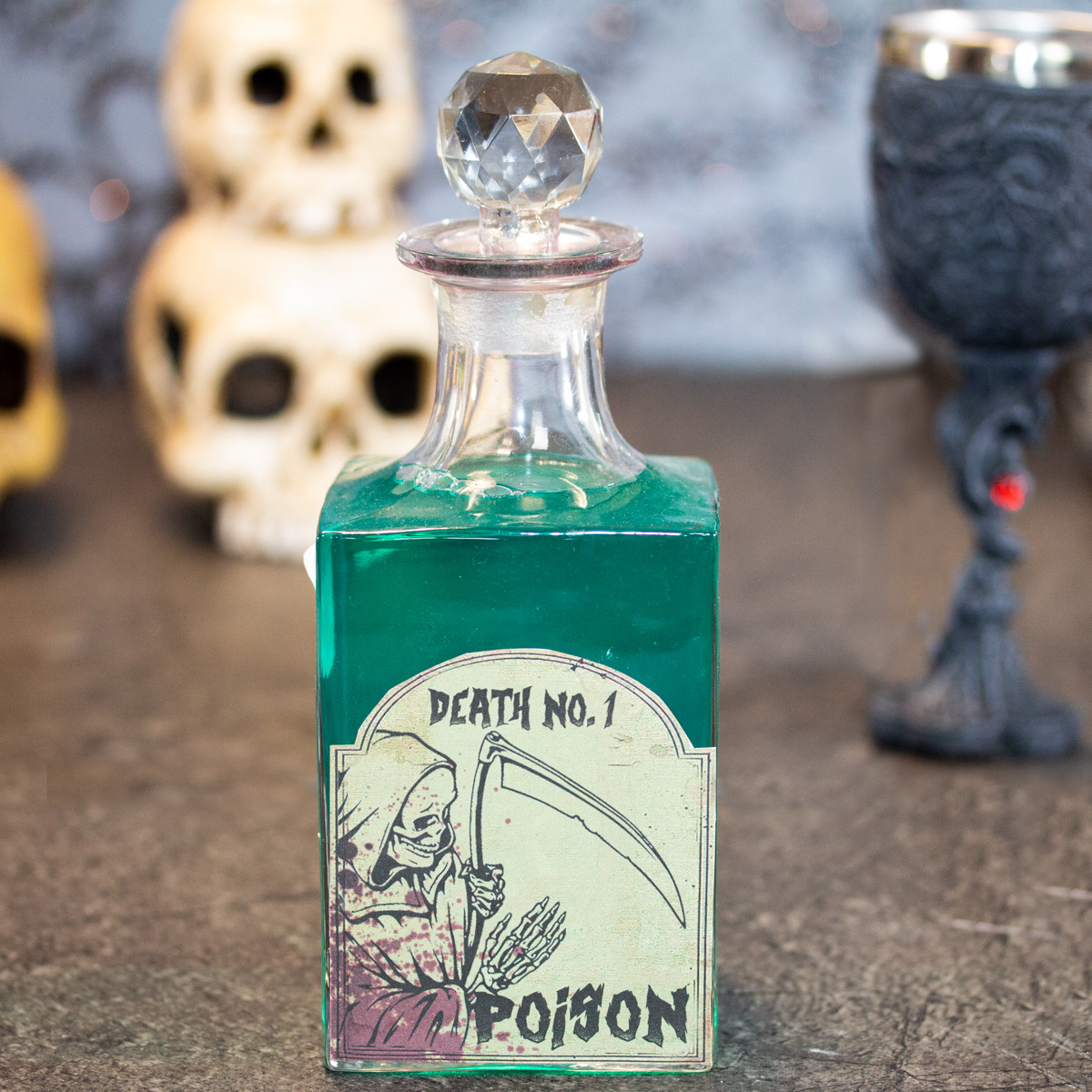 'Death No.1' Fläschchen, Halloween Deko, Fantasy, Groß