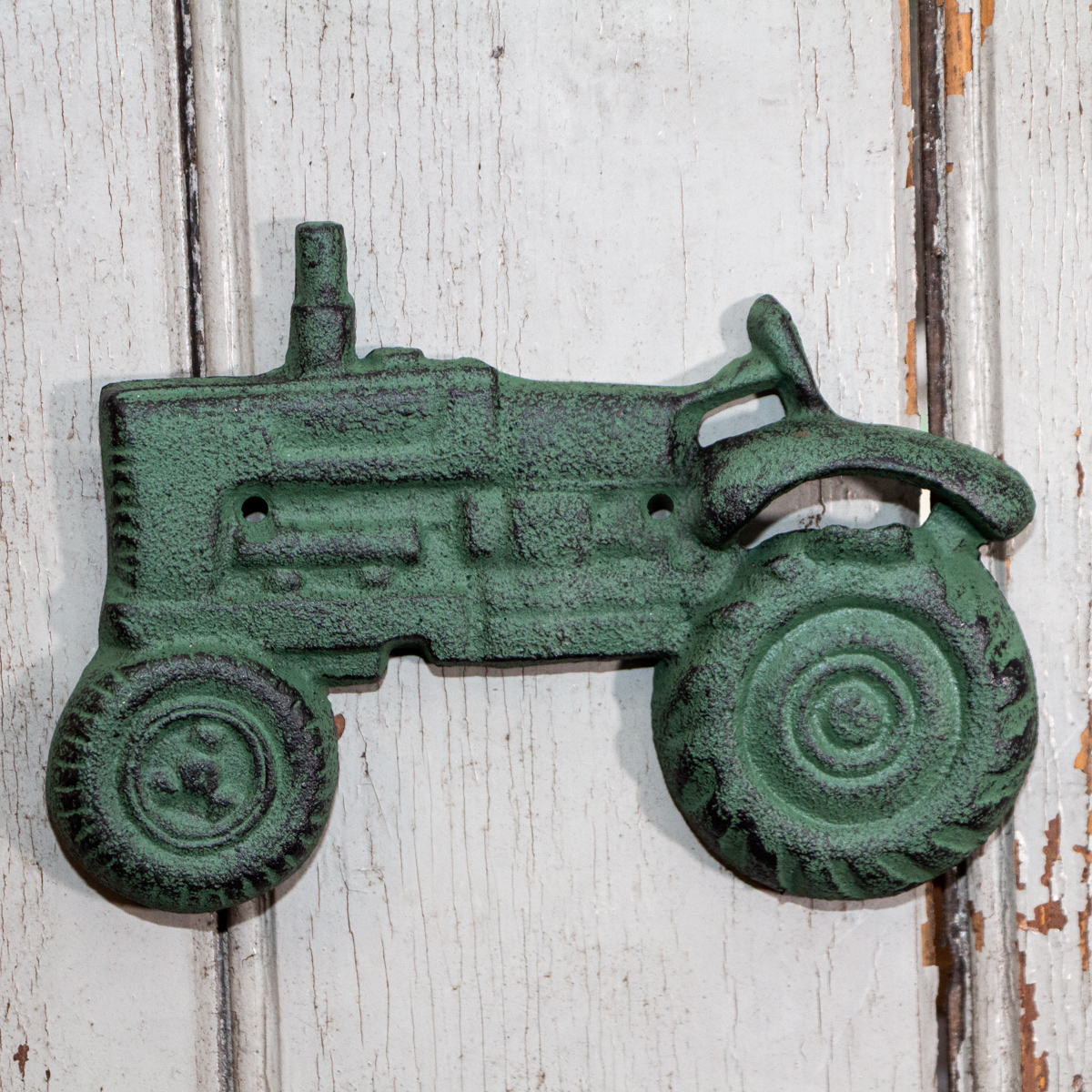 Wandflaschenöffner Traktor, Eisen, Grün, Flaschenöffner
