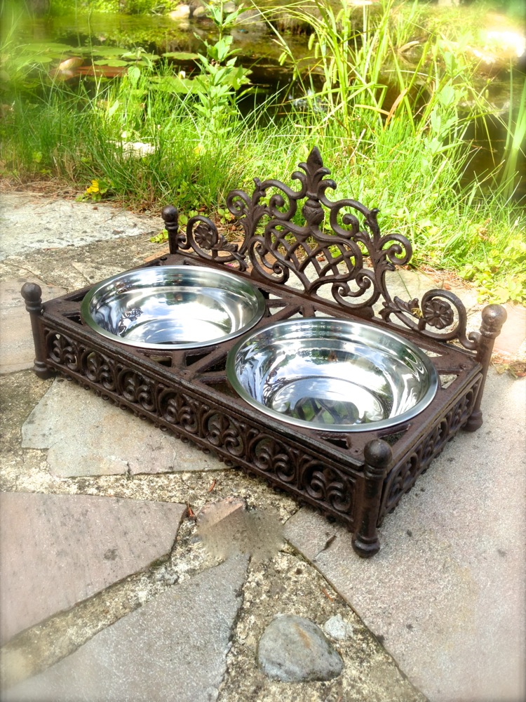 Futternäpfe im Landhausstil, Fressnapf f. Hund o. Katze- Futternapf wie antik