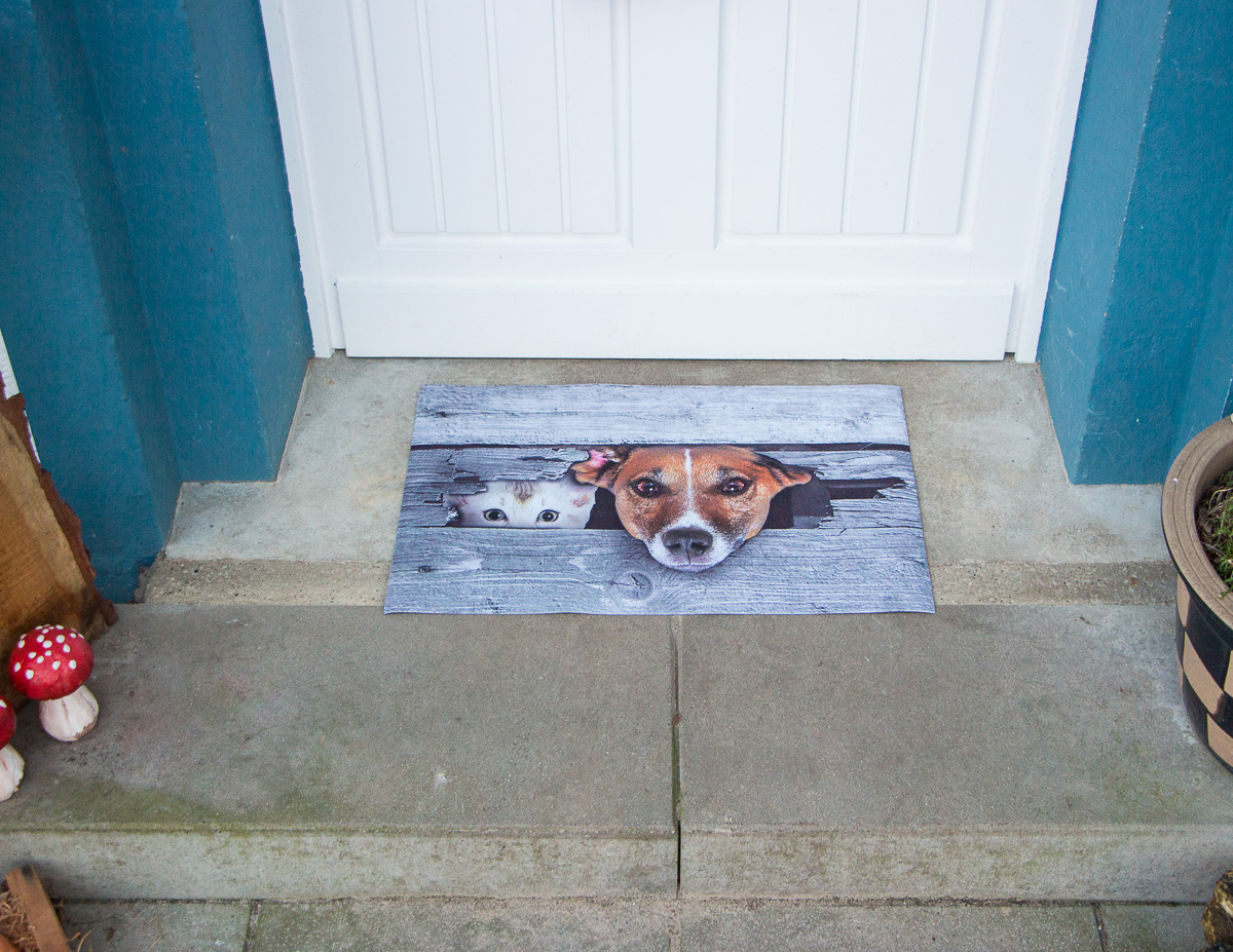 Fußmatte mit Tiermotiv, Türmatte mit 3D-Druck, Schuhabtreter für Tierfreunde