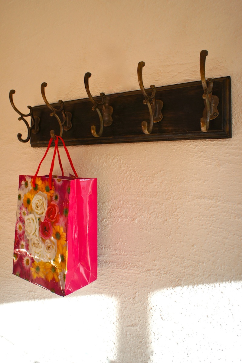 Flurgarderobe, Garderobe Martino, Antik-Look mit 5 Kleiderhaken