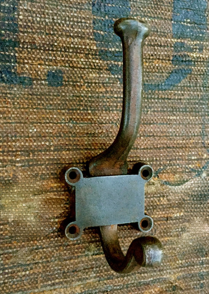 Garderobenhaken zur Fertigung von einer Garderobe antik, Haken für Flurgarderobe