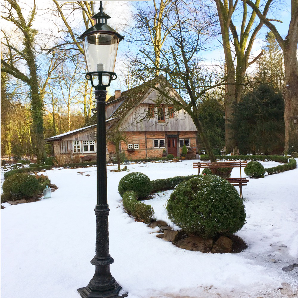 Strassenlampen - Gartenbeleuchtung Mastleuchten Landhausstil Lampen - H.241 cm