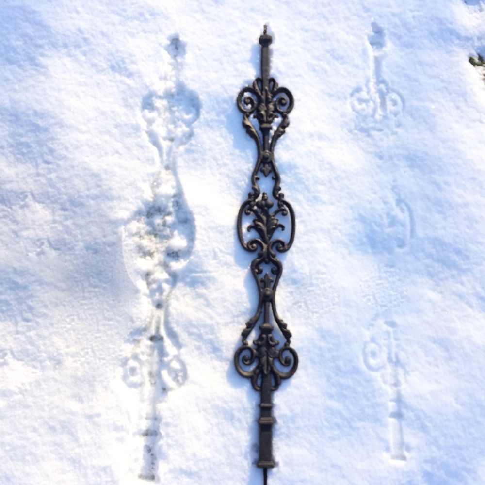 Gitter für antike Geländer- Treppenstab für Galerie, Balkon Geländer u Fenster