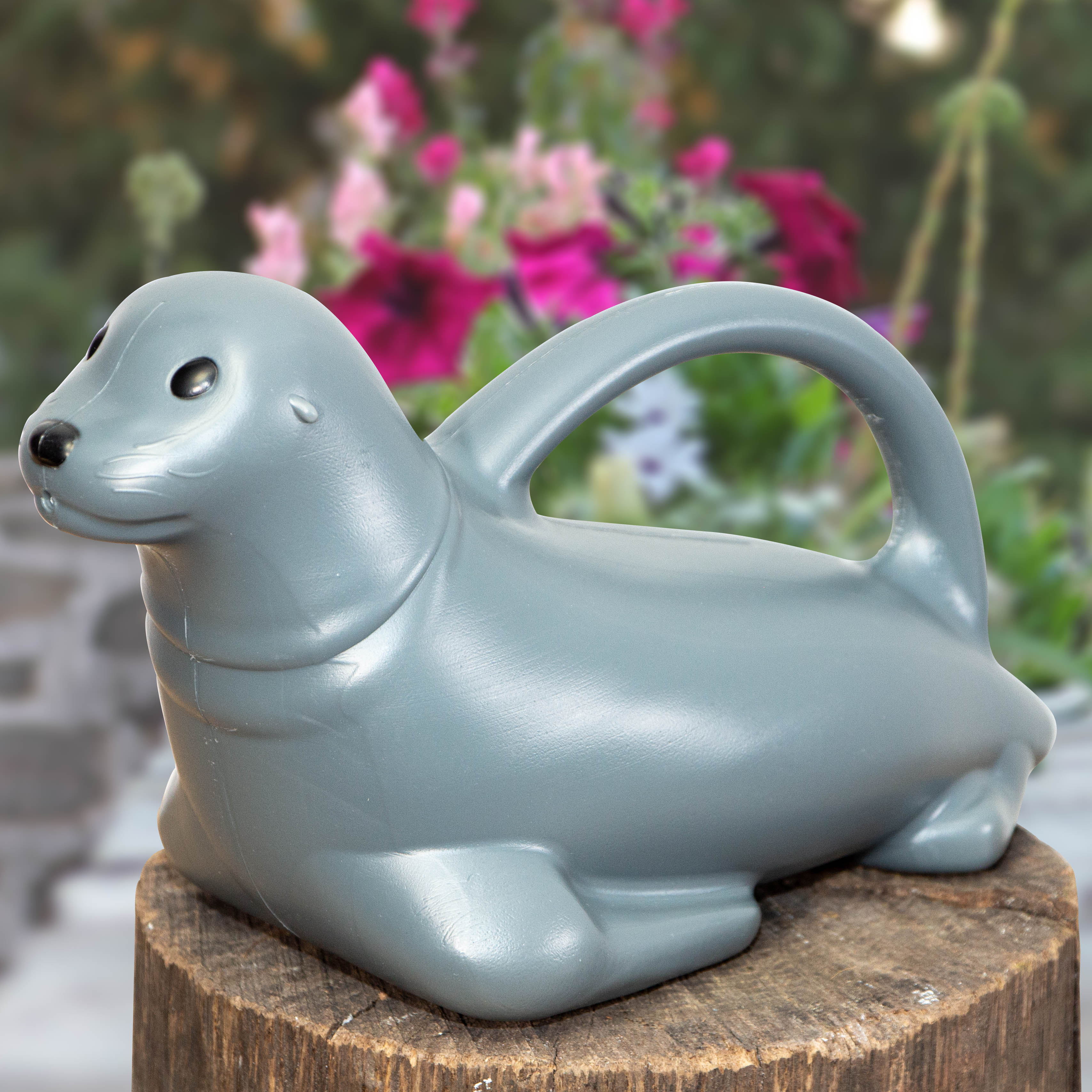 Robert der Seelöwe als Kindergießkanne, Blumengießkanne, Kanne für Sandkasten