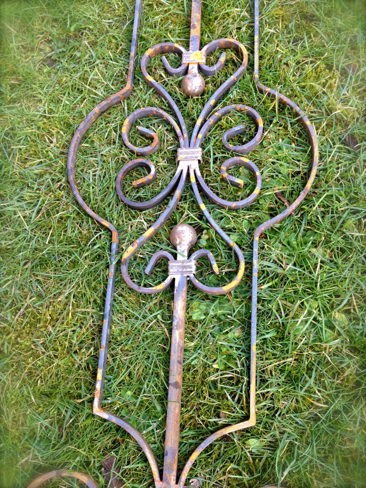 Gitter für Treppe, Treppenstab wie antik, Treppen Balkon Geländer, Schmiedeeisen