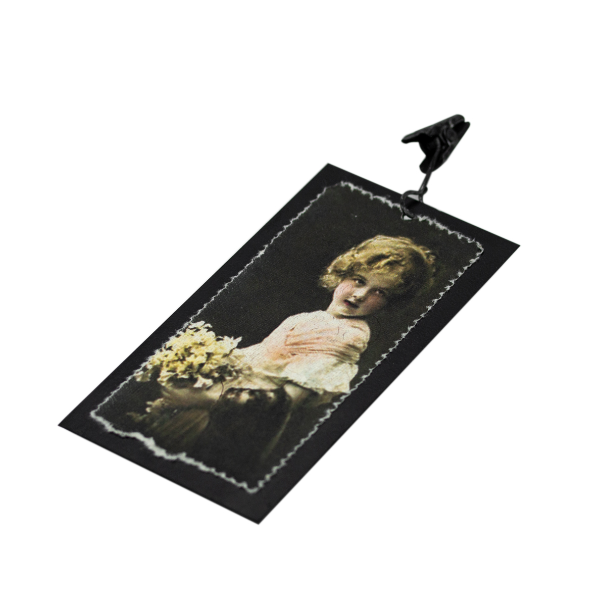 Metallschild, Mädchen 5, Dekoration, wie antikes Motiv