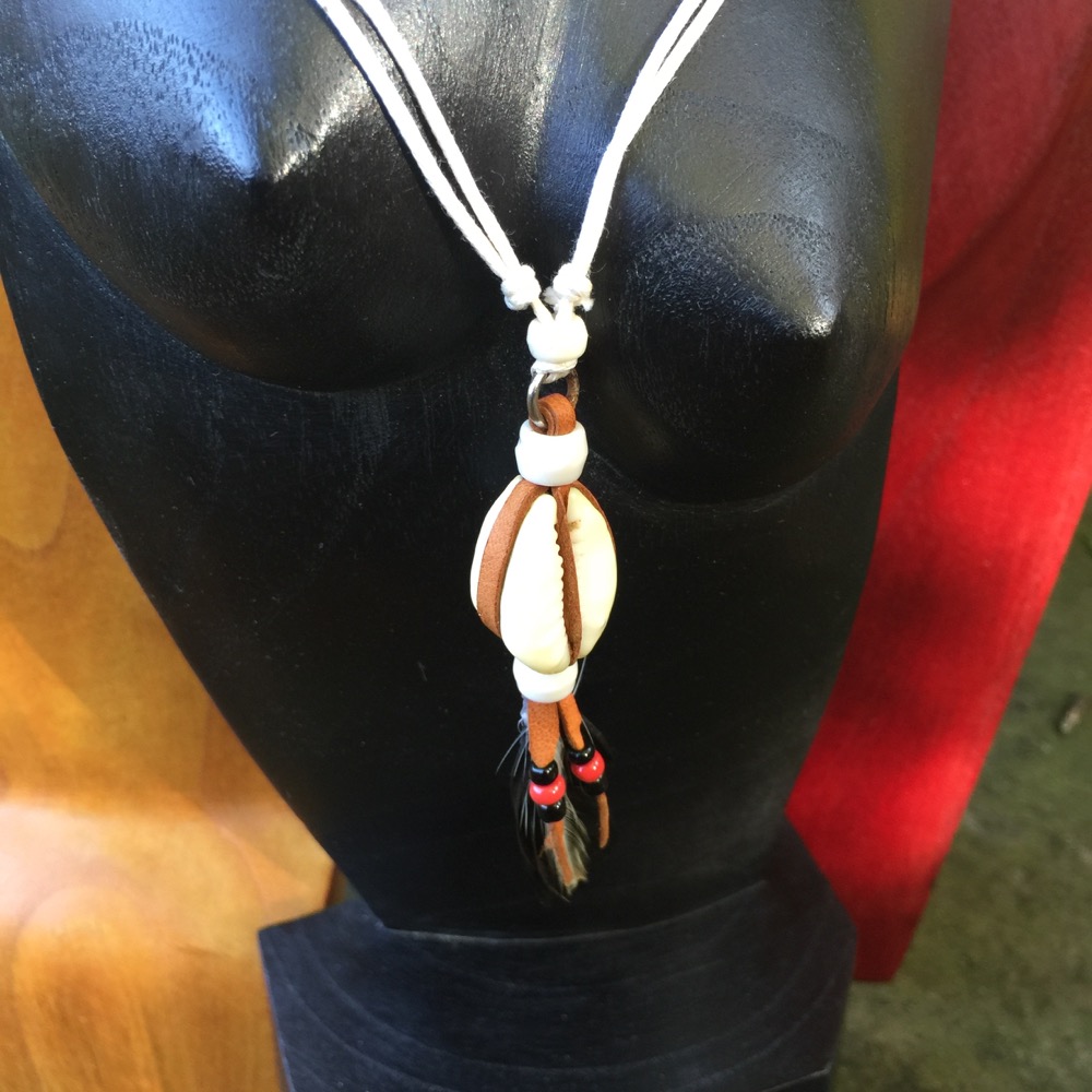 Halsschmuck Kauri-Muschel, Halskette Maori Freundschaftsgeschenk, Meeres-Schmuck