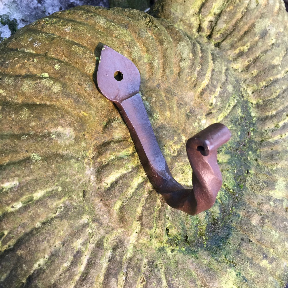 Handtuchhaken Garderobenhaken Schmiedeeisen - Handtuch Garderobe Bad Antik