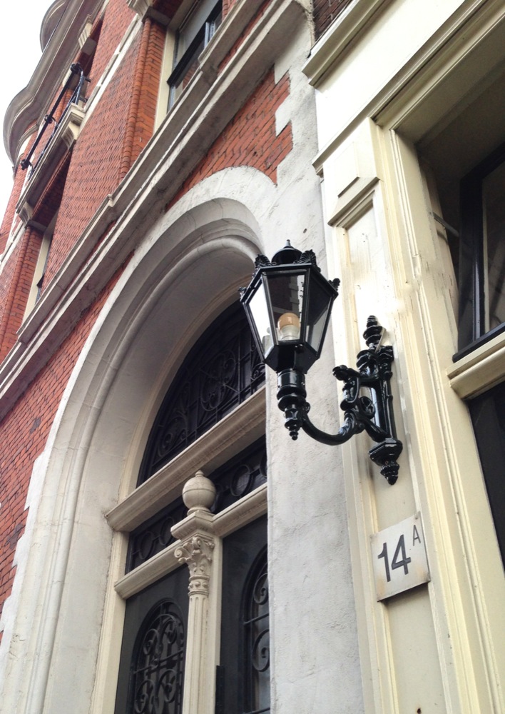 Außenleuchte, Haustür Beleuchtung, Wandlampe aus ALU rostfrei Madrid XL H 96 cm