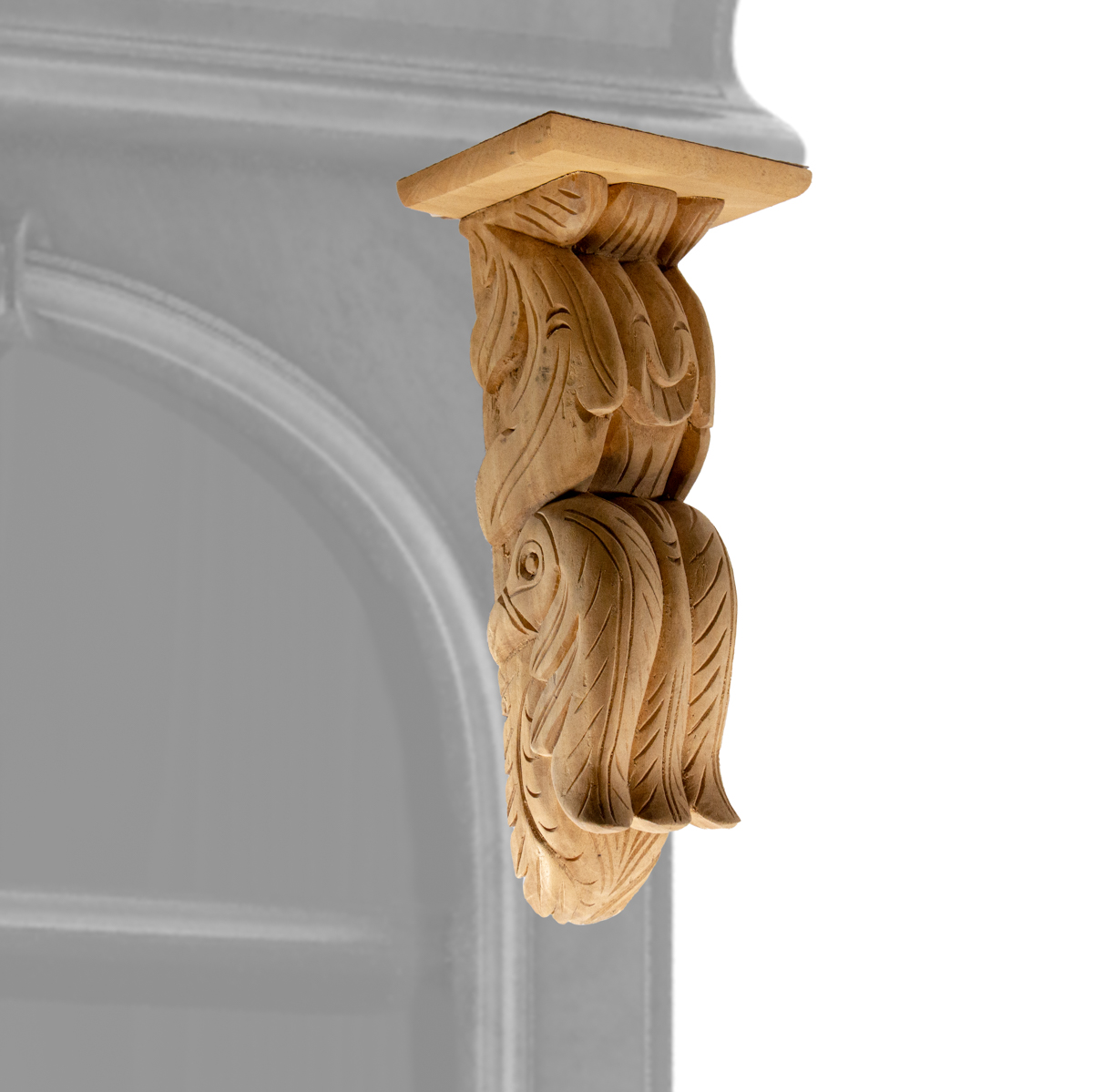 Ornament ,Schrankdeko, Dekoration |Holz, beige | H32,0xB15,0cm