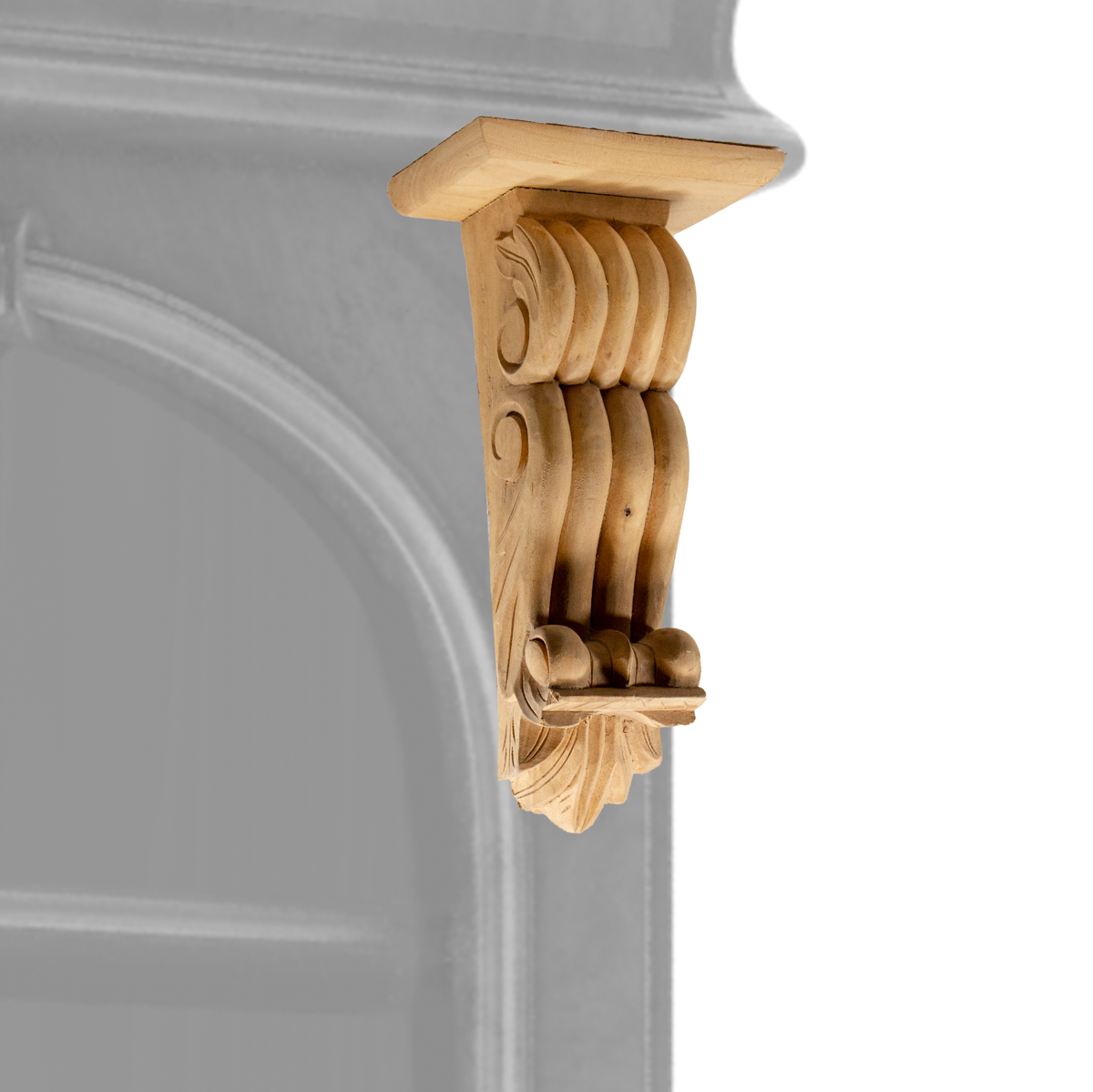 Ornament ,Schrankdeko, Dekoration |Holz, beige | H30,0xB15,0cm