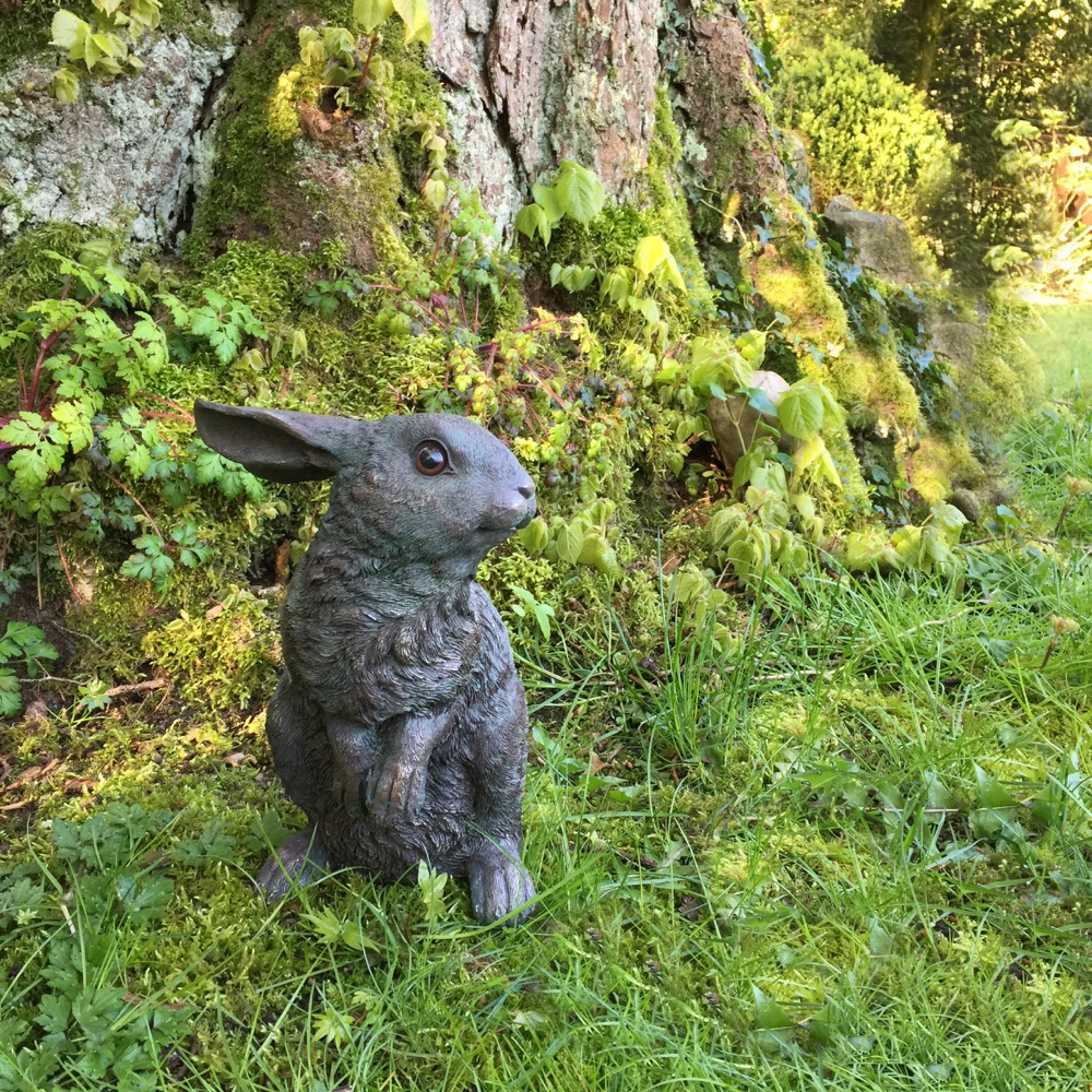 Oster Dekoration Hasen Figuren Tiere Bauernhof Skulpturen Häschen Tierfiguren